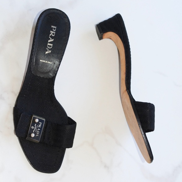 PRADA BLACK HEELS - Picture 2 of 4